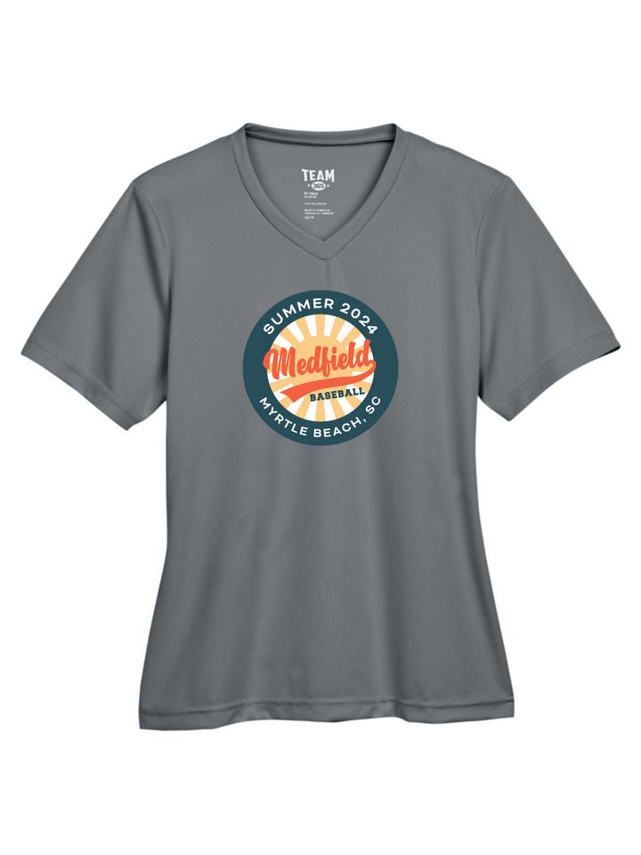 Camiseta de béisbol Medfield 12U de alto rendimiento para mujer (TT11W)