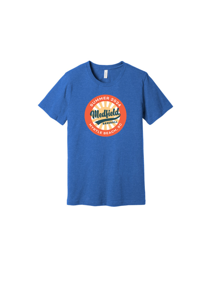 Camiseta unisex de béisbol de Medfield 12U (3001CVC)