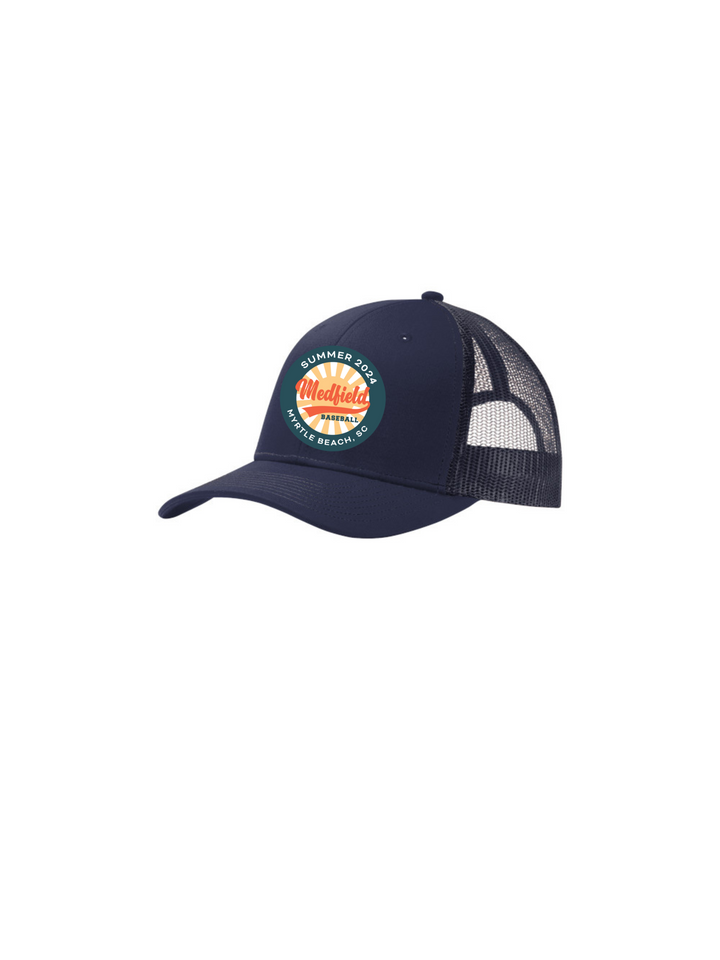 Gorra de béisbol de Medfield 12U, estilo camionero (C112)