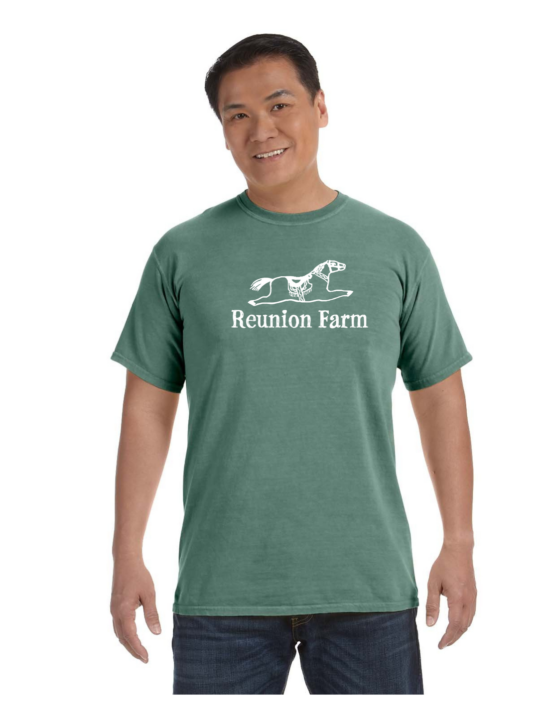 Reunion Farm - Camiseta unisex de peso pesado para adultos (C1717)