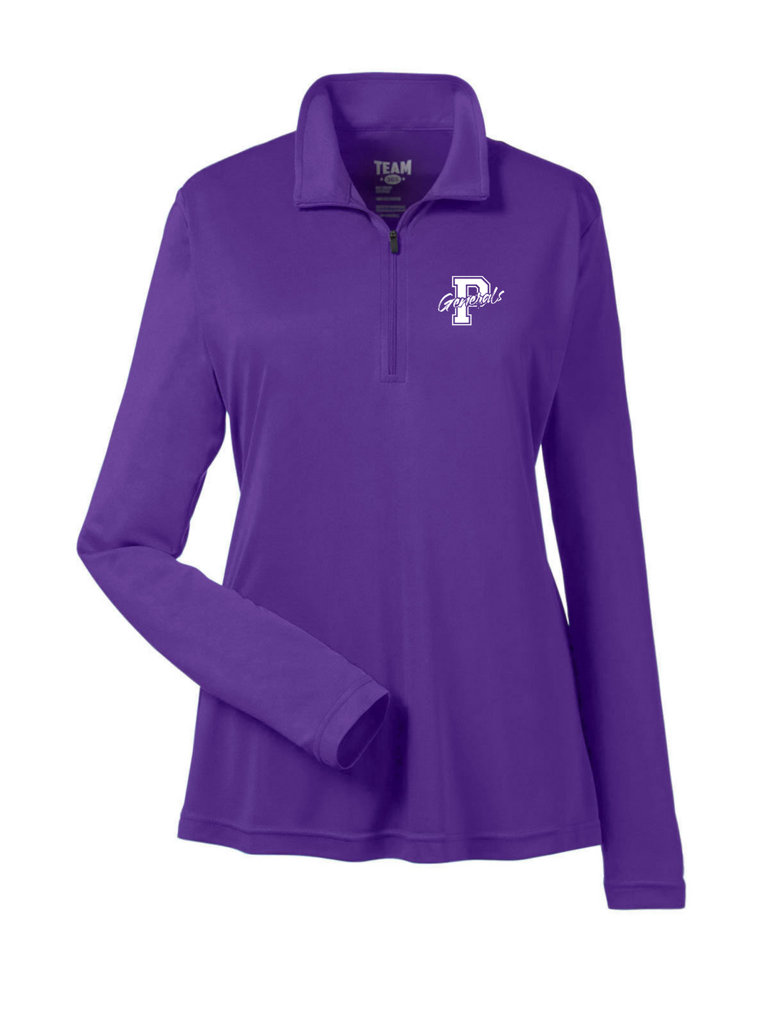 Pittsfield Cross Country - Team 365 Ladies' Zone Performance Quarter-Zip (TT31W)