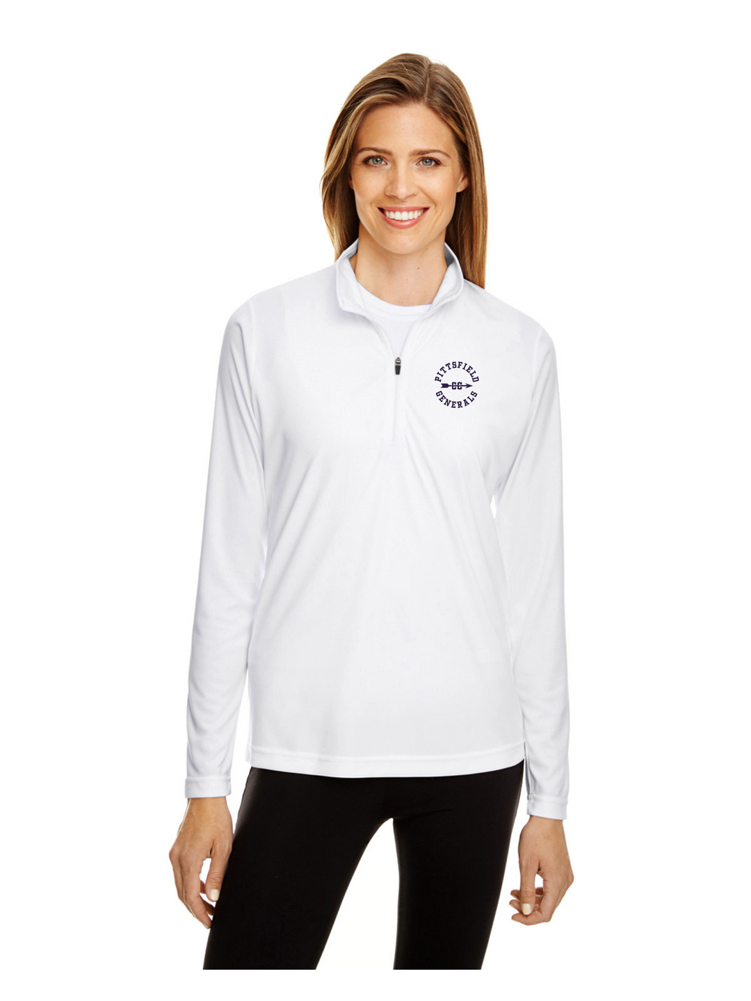 Pittsfield Cross Country - Team 365 Ladies' Zone Performance Quarter-Zip (TT31W)