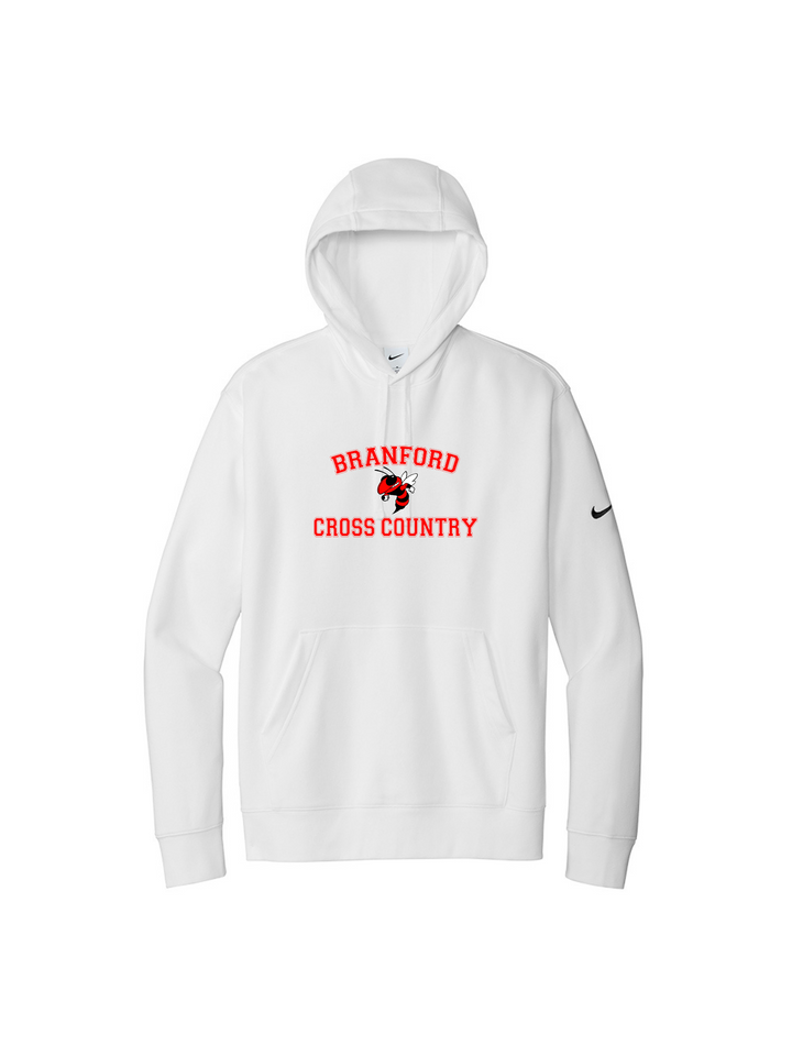 Branford Cross Country - Nike Club Fleece Sleeve Swoosh Pullover Hoodie (NKDR1499)