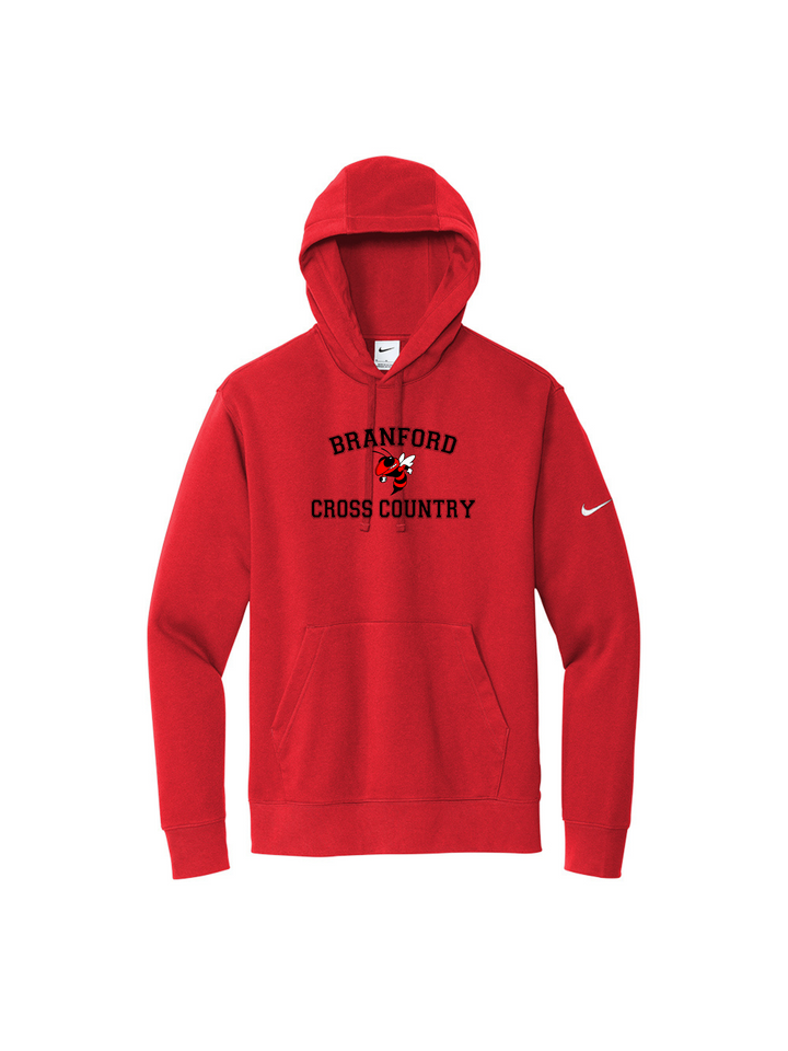 Branford Cross Country - Nike Club Fleece Sleeve Swoosh Pullover Hoodie (NKDR1499)