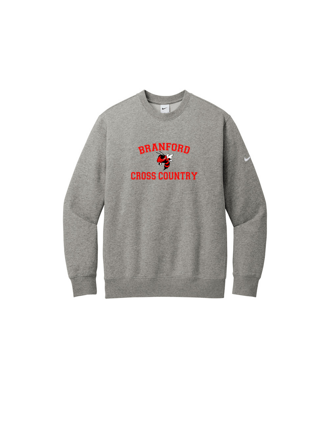 Branford Cross Country - Nike Club Fleece Unisex Crewneck (NKFD9863)