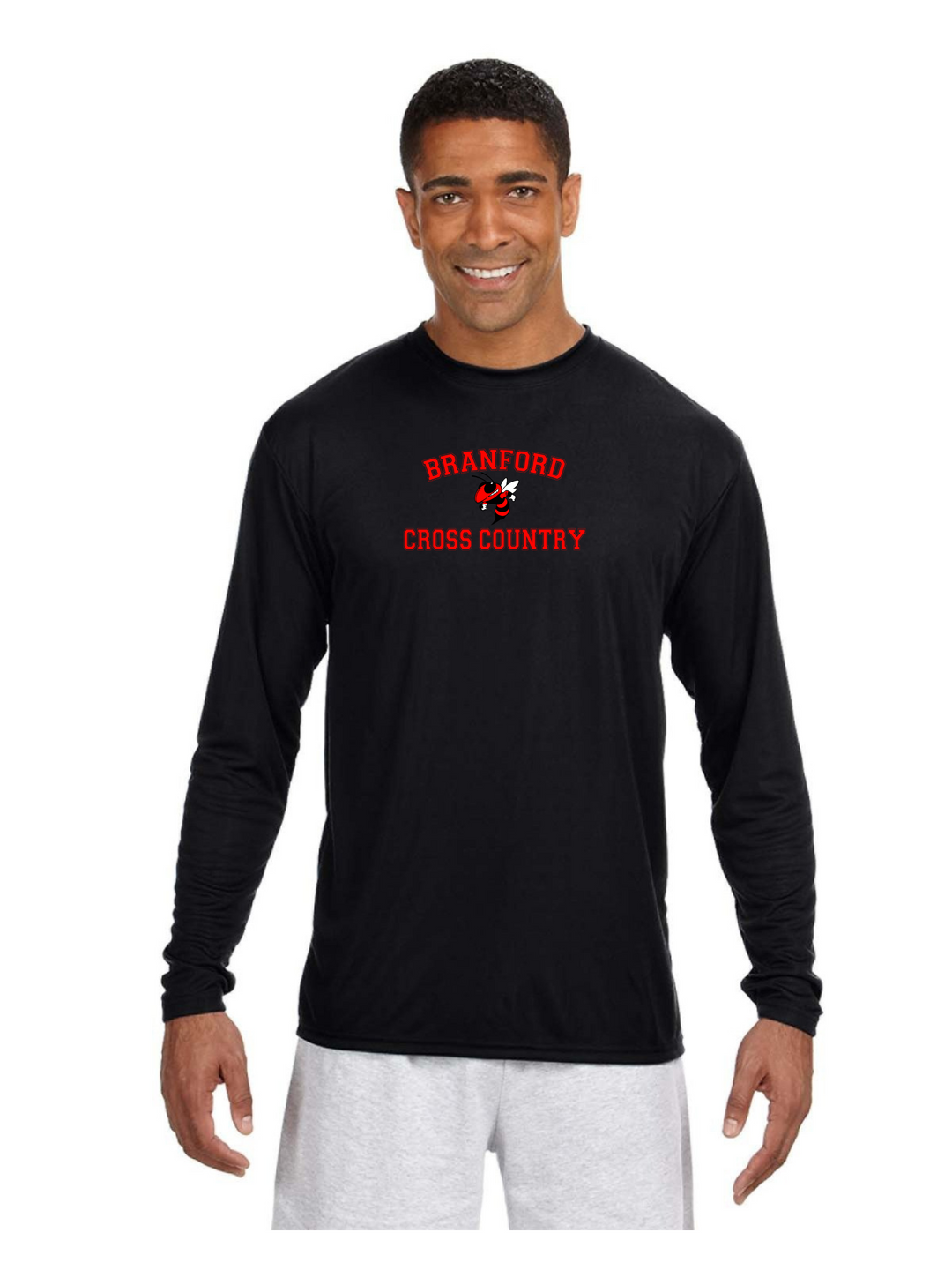 Branford Cross Country - Men's Cooling Performance Long Sleeve Tee (N3165)