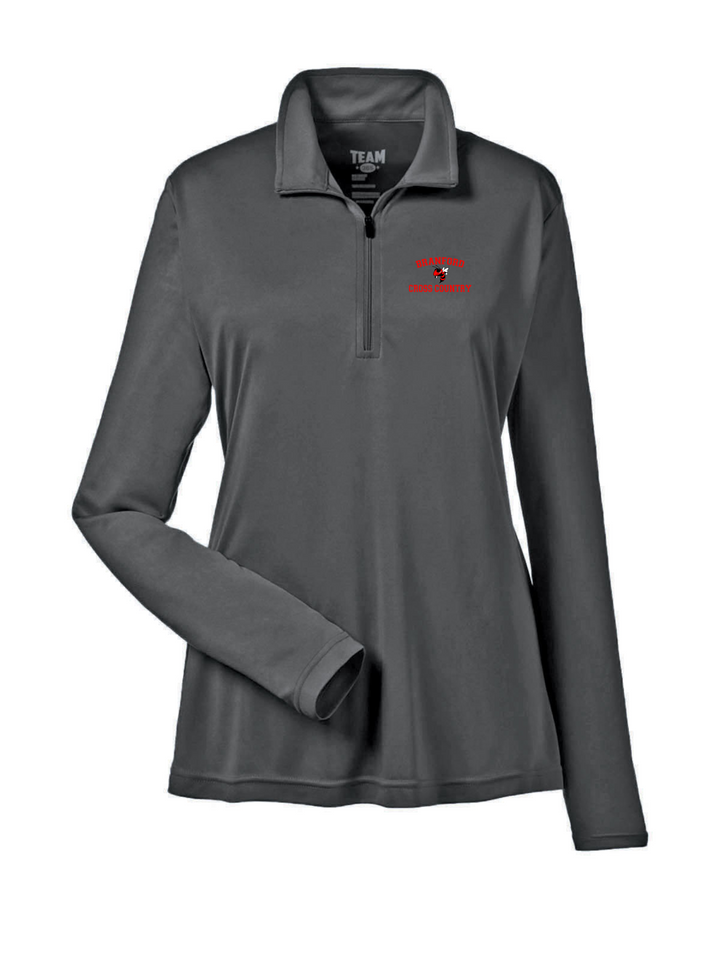 Branford Cross Country - Team 365 Ladies' Zone Performance Quarter-Zip (TT31W)