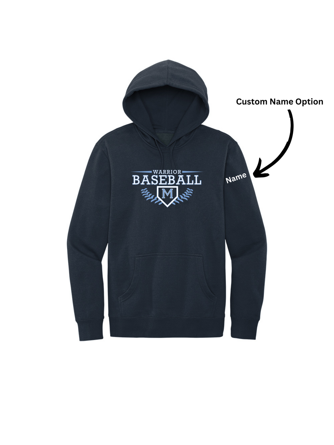 Medfield Baseball -  V.I.T Unisex Fleece Hoodie (DT6100)