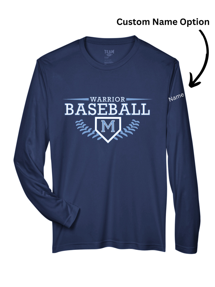 Camiseta de manga larga de rendimiento para hombre de Medfield Baseball (TT11L)