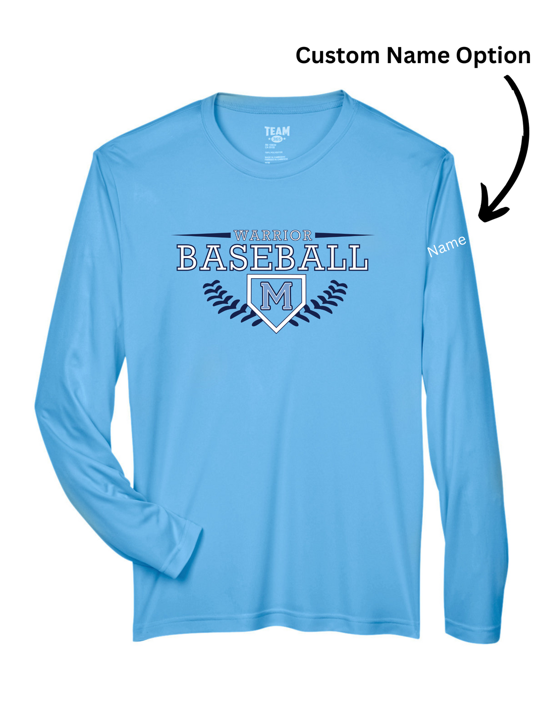 Camiseta de manga larga de rendimiento para hombre de Medfield Baseball (TT11L)