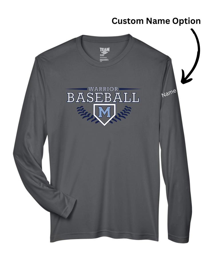 Camiseta de manga larga de rendimiento para hombre de Medfield Baseball (TT11L)