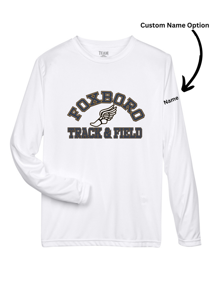 Camiseta de manga larga de alto rendimiento para hombre de Foxboro Track and Field (TT11L)