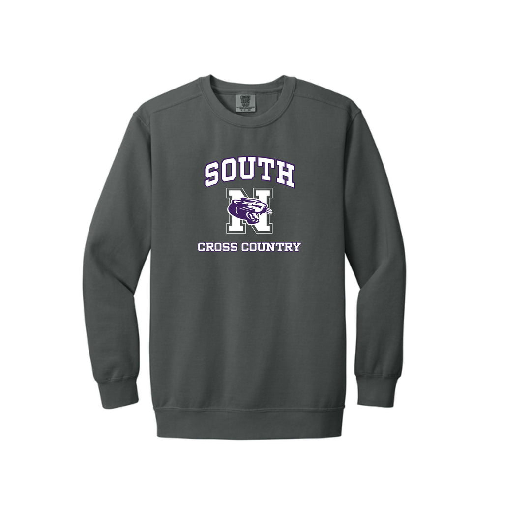 Nashua High School South Cross Country -Comfort Colors® Ring Spun Crewneck Sweatshirt (1566)