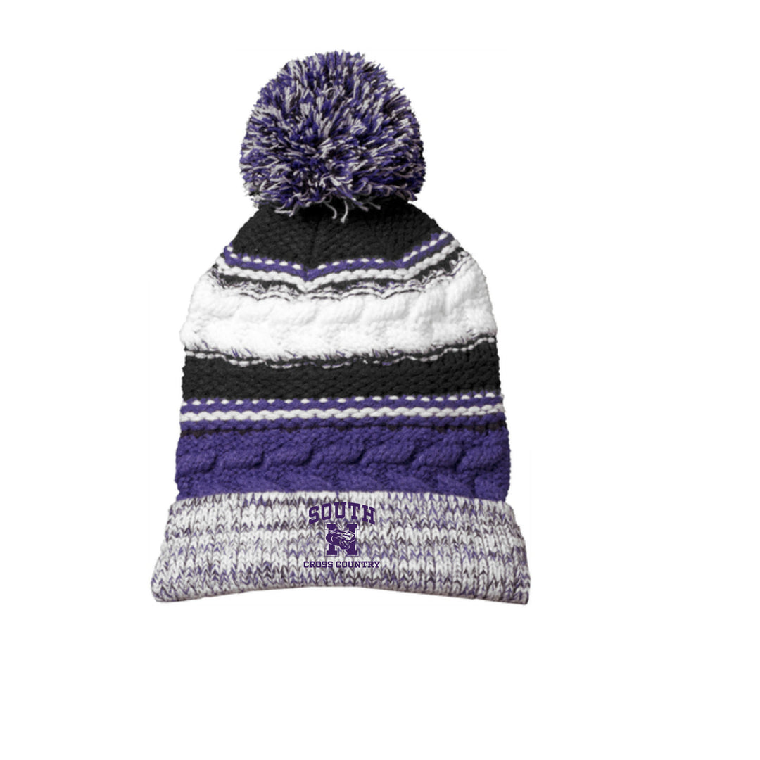 Nashua High School South Cross Country - Pom Pom Beanie (STC21)