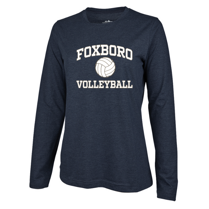 Camiseta de manga larga Comfort Core para mujer de Foxboro Volleyball (2330) 