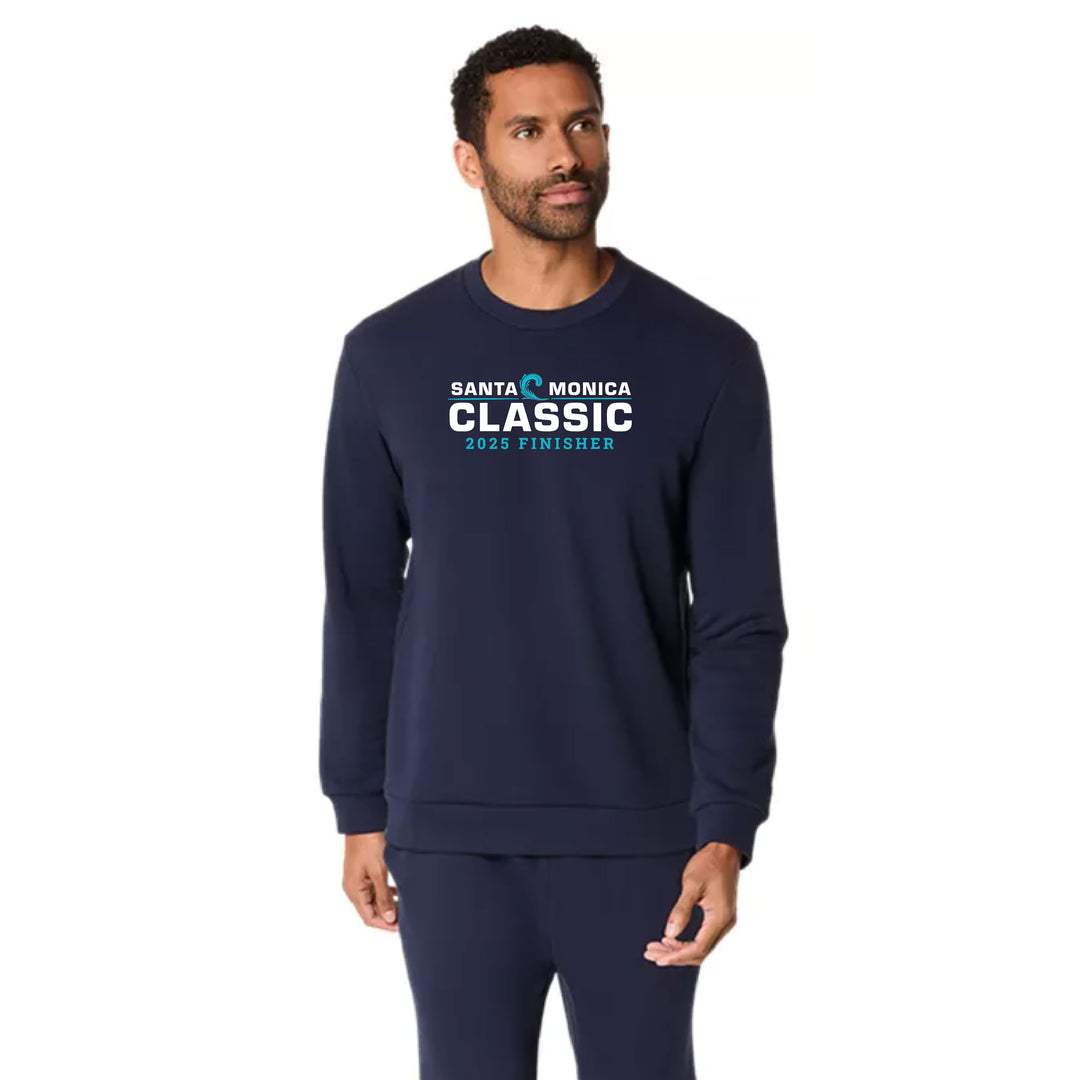 Santa Monica Classic 2025 FINISHER - ASICS Sweat Crew Neck Top Midnight (2031E908) (SMC25-12)