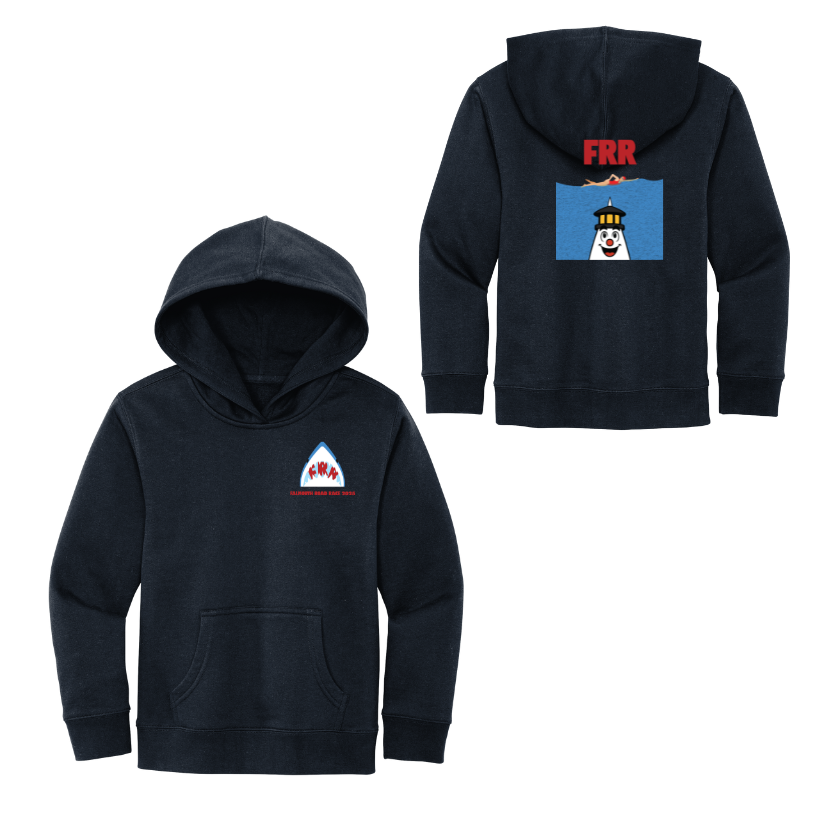 Falmouth Road Race 2025  - Youth Unisex Fleece Hoodie (DT6100Y)