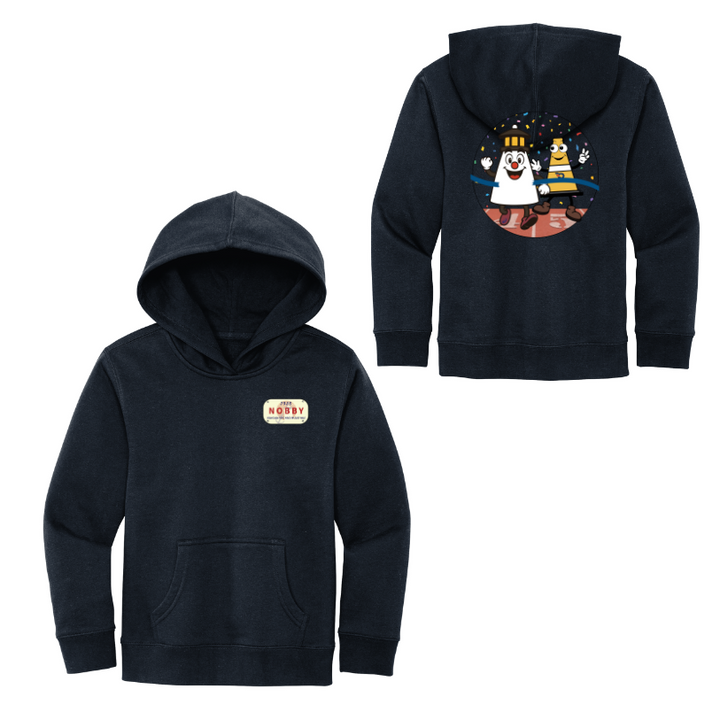 Falmouth Road Race 2025  - Youth Unisex Fleece Hoodie (DT6100Y)