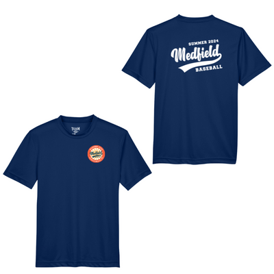 Camiseta de béisbol Medfield 12U para adultos (PC380Y)