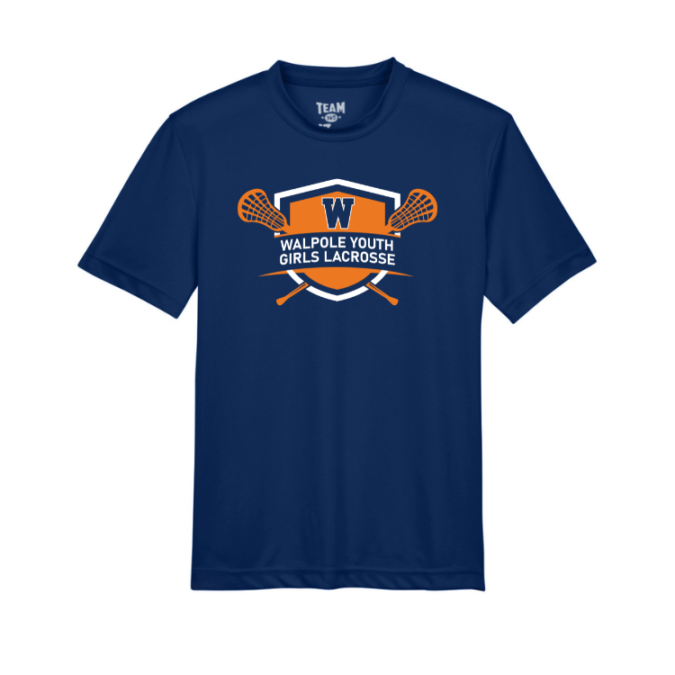 Walpole Youth Girls Lacrosse - Youth Zone Performance T-Shirt (TT11Y)