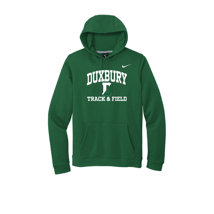 Sudadera con capucha de polar Nike Club de Duxbury Track and Field (CJ1611) 