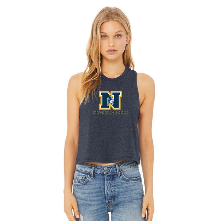 Northampton Track & Field Bella + Canvas Ladies' Racerback Cropped Tank (6682)