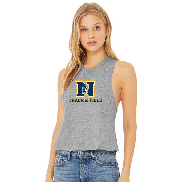 Northampton Track & Field Bella + Canvas Ladies' Racerback Cropped Tank (6682)