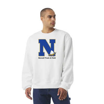 Norwell Track & Field - Camiseta unisex de cuello redondo ultrapesada (BC4711)