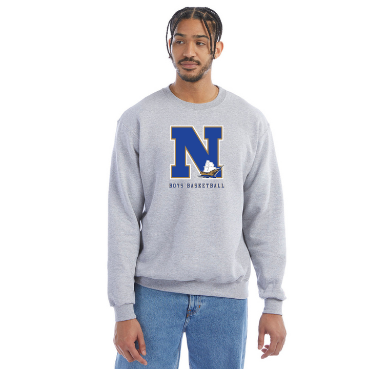 Norwell Boys Basketball - Champion Crewneck Sweatshirt (S600)