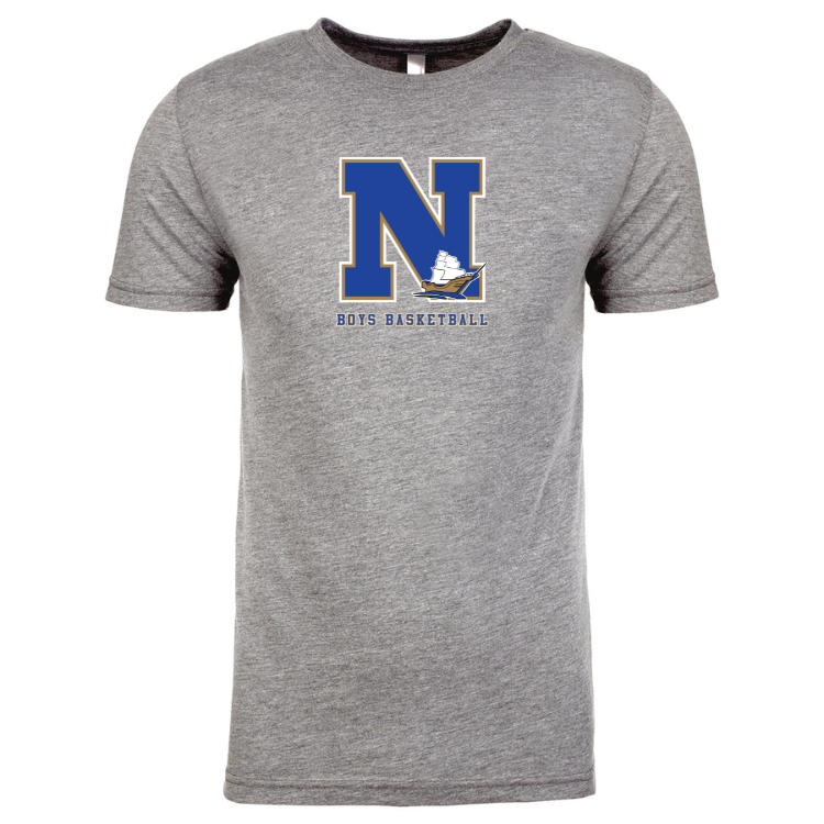 Norwell Boys Basketball - Next Level Apparel Unisex Triblend T-Shirt (6010)