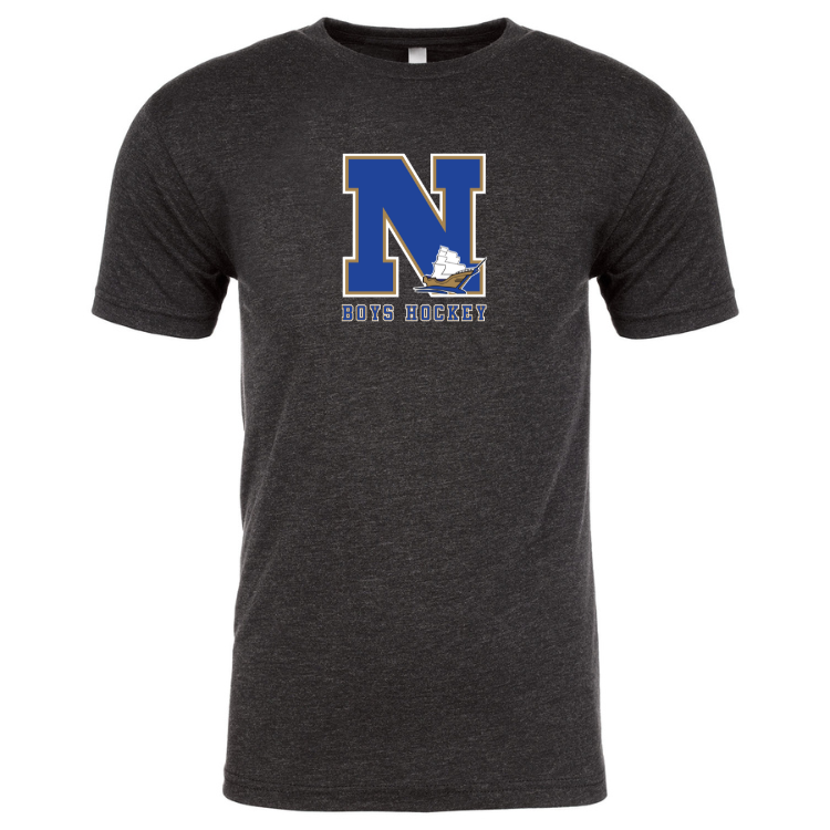 Norwell Boys Hockey - Next Level Apparel Unisex Triblend T-Shirt (6010)