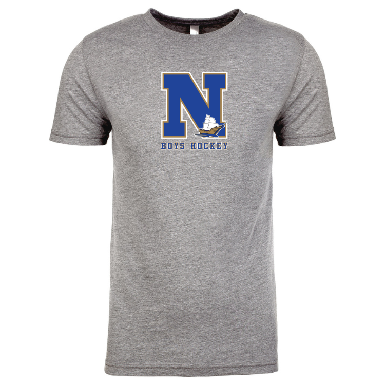 Norwell Boys Hockey - Next Level Apparel Unisex Triblend T-Shirt (6010)