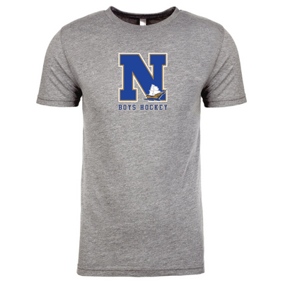 Camiseta unisex de mezcla de algodón Next Level Apparel de Union College XC (6010)