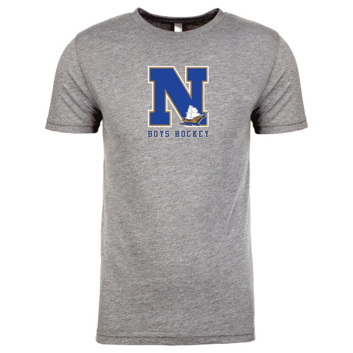 Norwell Boys Hockey - Next Level Apparel Unisex Triblend T-Shirt (6010)