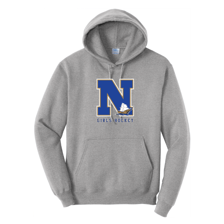 Norwell Girls Hockey - Port & Company® Core Fleece Pullover Hooded Sweatshirt (PC78H)