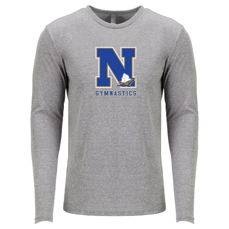 Norwell Gymnastics - Next Level Apparel Men's Triblend Long-Sleeve Crew (6071)