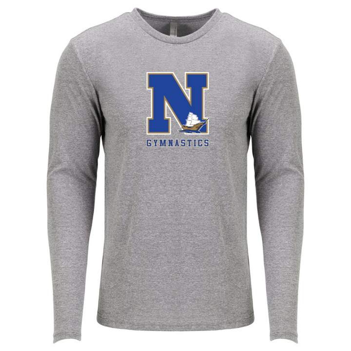 Norwell Gymnastics - Next Level Apparel Men's Triblend Long-Sleeve Crew (6071)