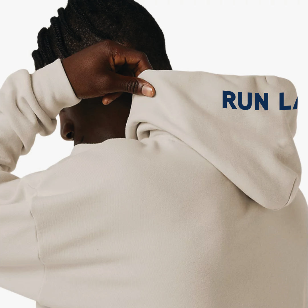 2026 ASICS Los Angeles Marathon - LIMITED EDITION - ASICS Unisex Sweat Relax Pull Over Hoodie Oatmeal (2031E699) (LA26-01, LA26-19)