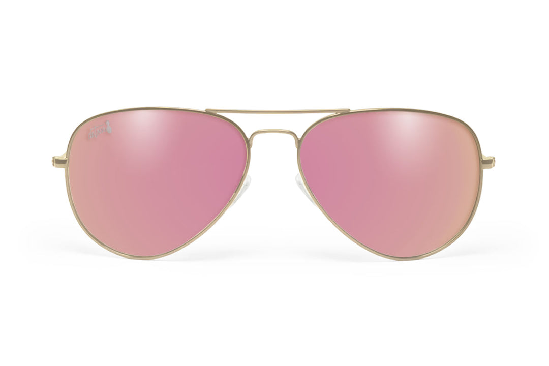 Gold - Pink Lens Polarized - Oasis