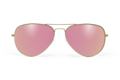 Gold - Pink Lens Polarized - Oasis
