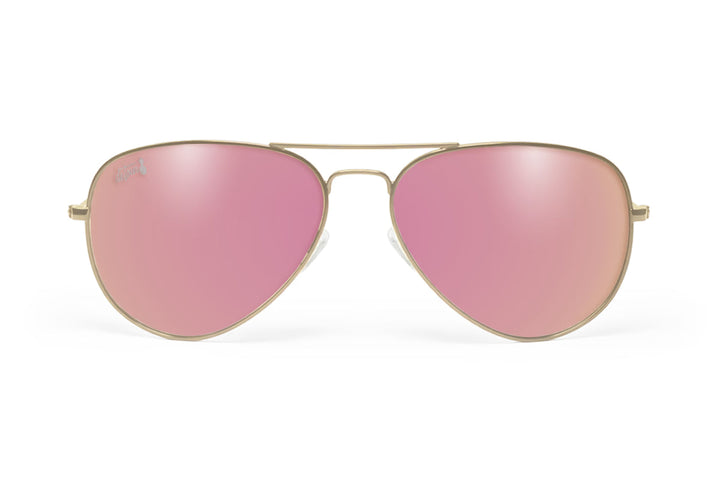 Gold - Pink Lens Polarized - Oasis