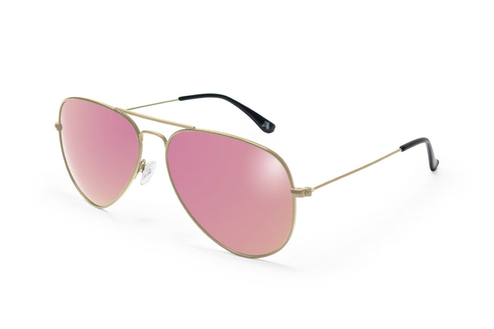 Gold - Pink Lens Polarized - Oasis