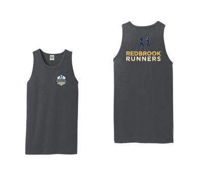 Camiseta sin mangas teñida con lavado playero para corredores de Redbrook (PC099TT) 