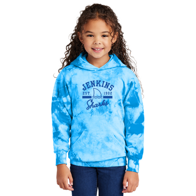Escuela Primaria Jenkins - Sudadera con capucha teñida para jóvenes (PC144Y)