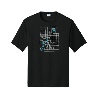 Calles del Barrio Crim - Camiseta deportiva para hombre (PC380)
