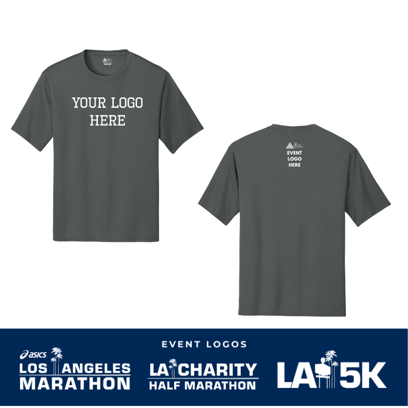 2026 ASICS Los Angeles Marathon Nonprofits - Adult Unisex Performance Tee