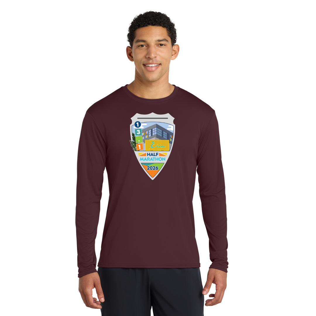 Camiseta deportiva de manga larga para hombre Crim- Half Marathon (PC380LS)