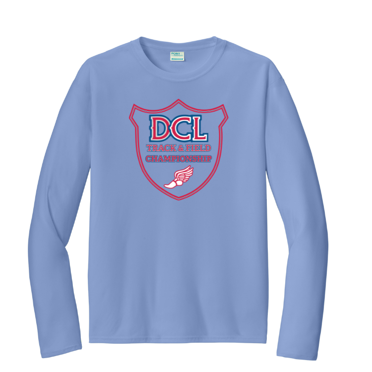 DCL Track & Field Championships - Adult Unisex Performance Long Sleeve Tee (PC380LS)