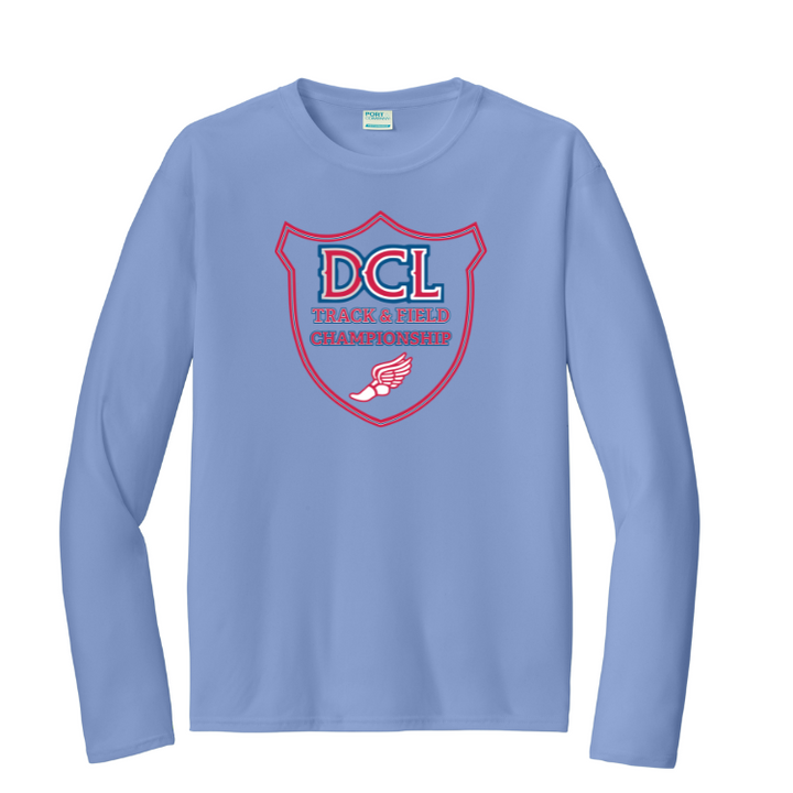 DCL Track & Field Championships - Adult Unisex Performance Long Sleeve Tee (PC380LS)