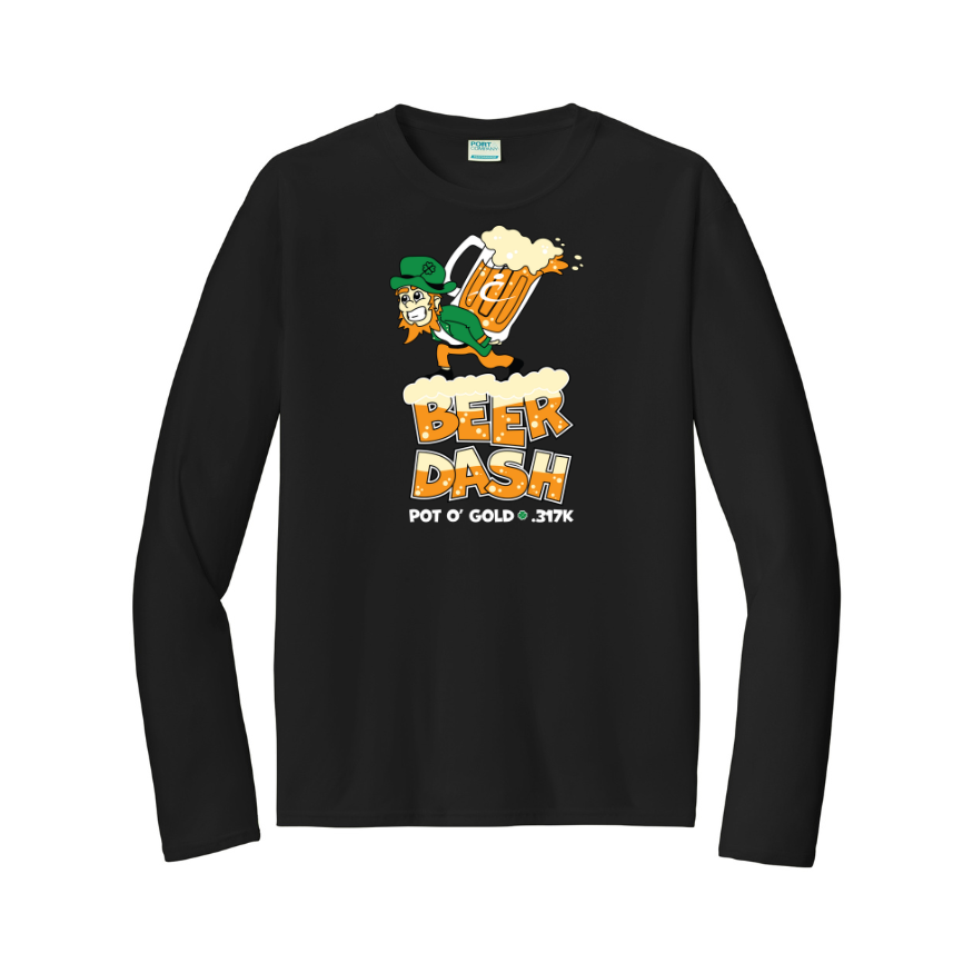Crim Pot O' Gold 2026 - Camiseta unisex de manga larga para adultos "Run In"